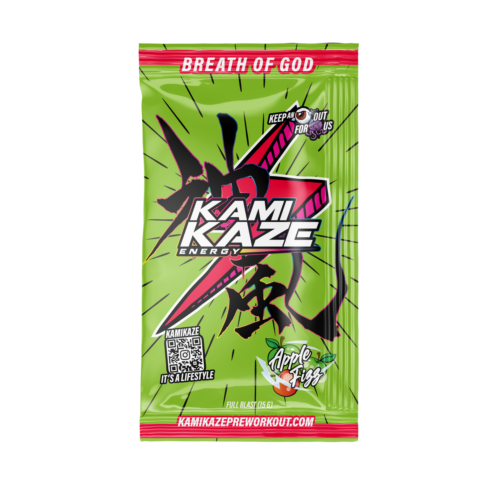 Apple Fizz Kamikaze Breath of God Pre-Workout