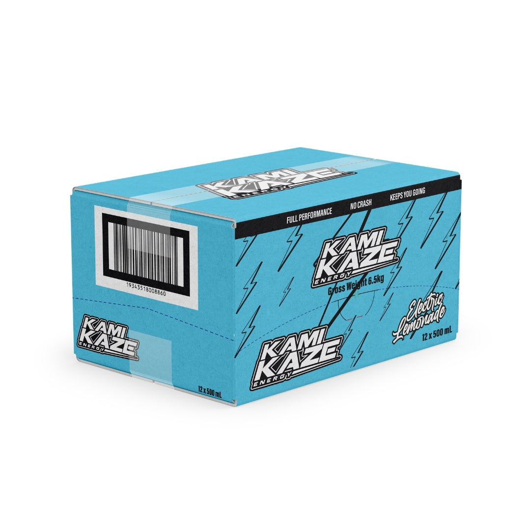 Kamikaze Energy Electric Lemonade Box of 12