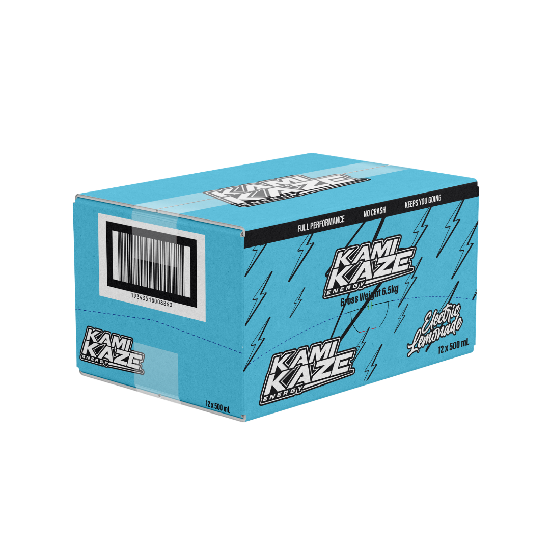 Electric Lemonade - Kamikaze Energy Drink Can 12 Pack