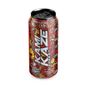 Fire Engine Raspberry Lemonade - Kamikaze Energy Can