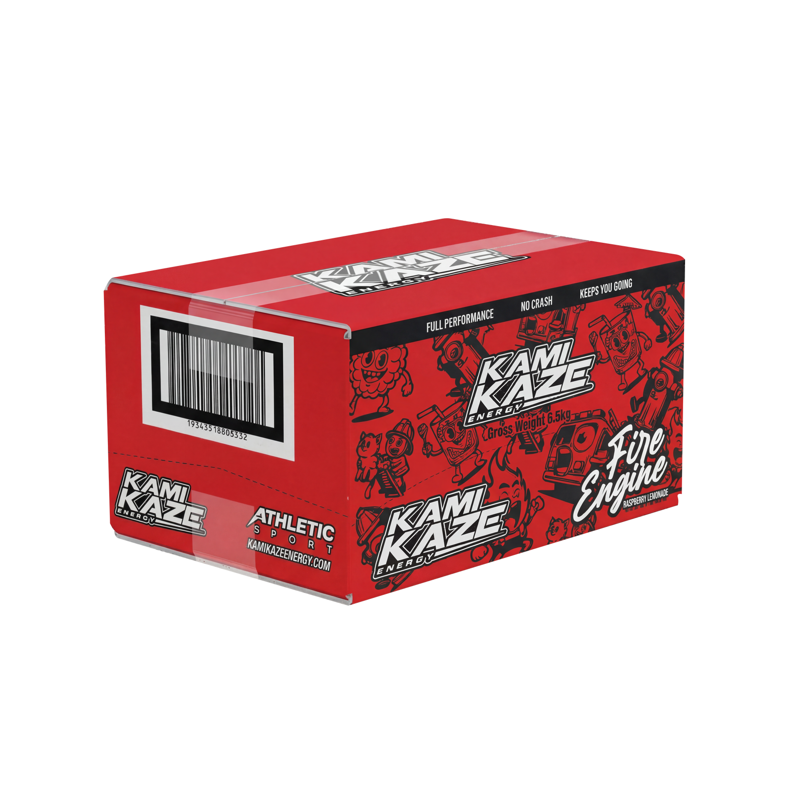Raspberry Lemonade Energy Drink – Kamikaze Fire Engine 12 Pack