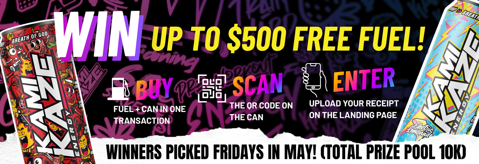 Free Fuel Giveaway: Win up to $500 free Fuel