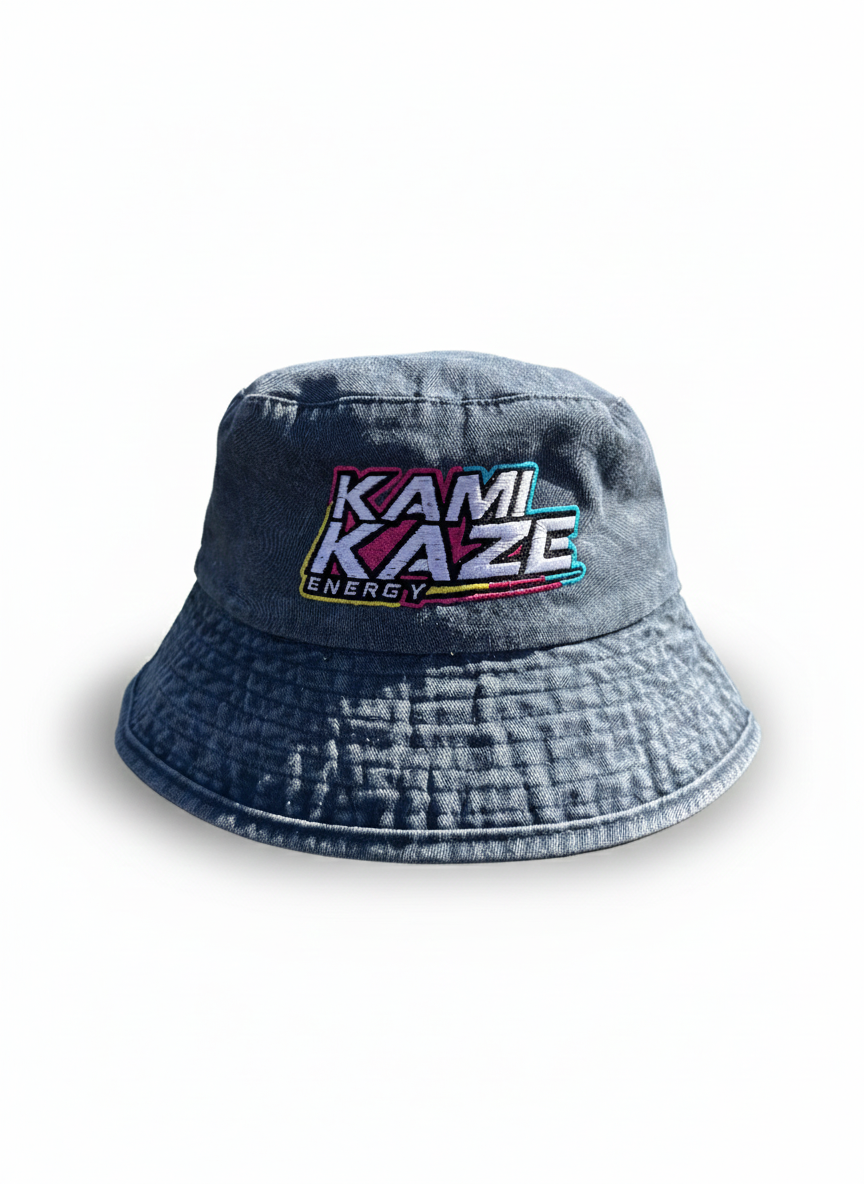 Acid Wash Kamikaze Bucket Hat