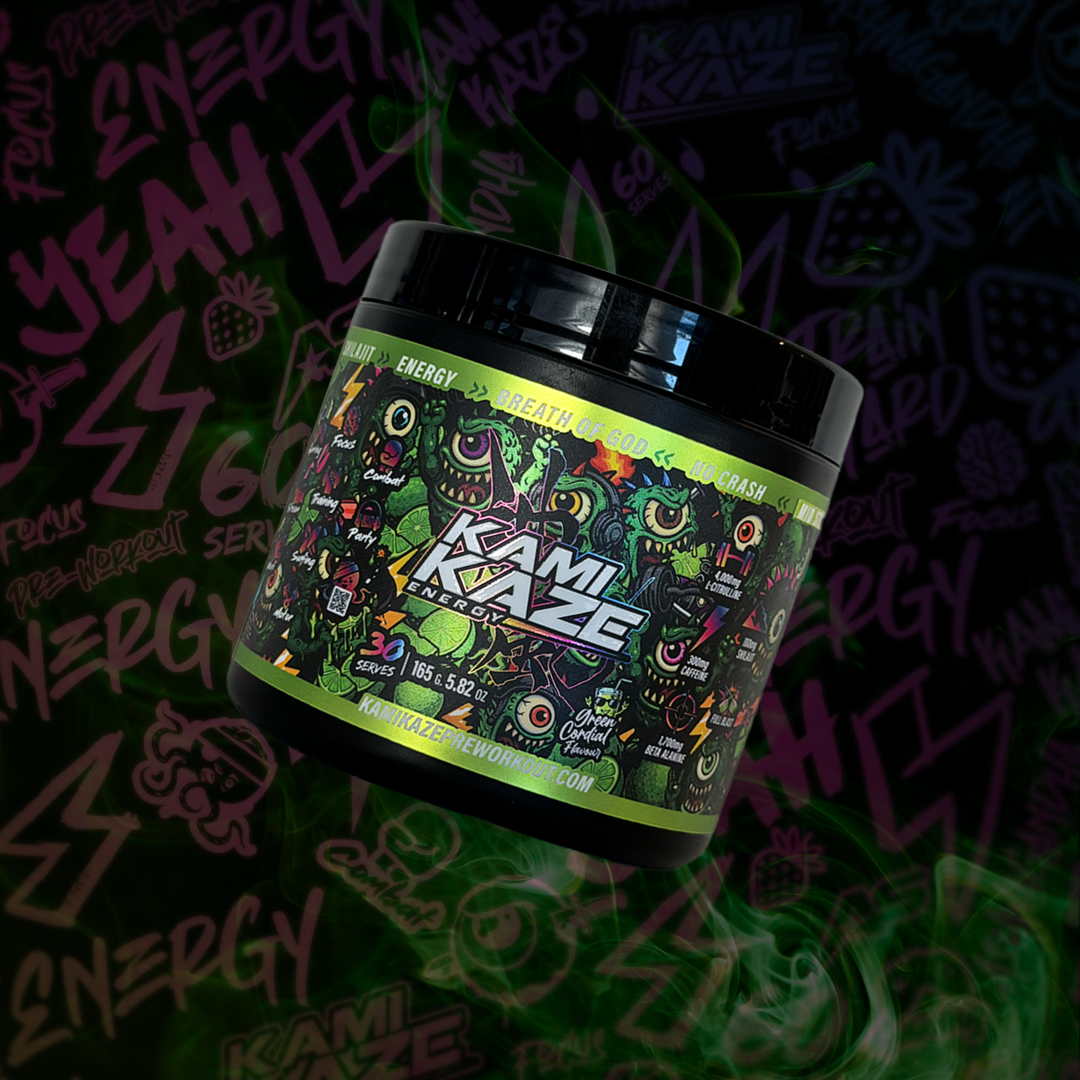 Green Cordial - Kamikaze Pre-Workout Mid Stim Lifestyle