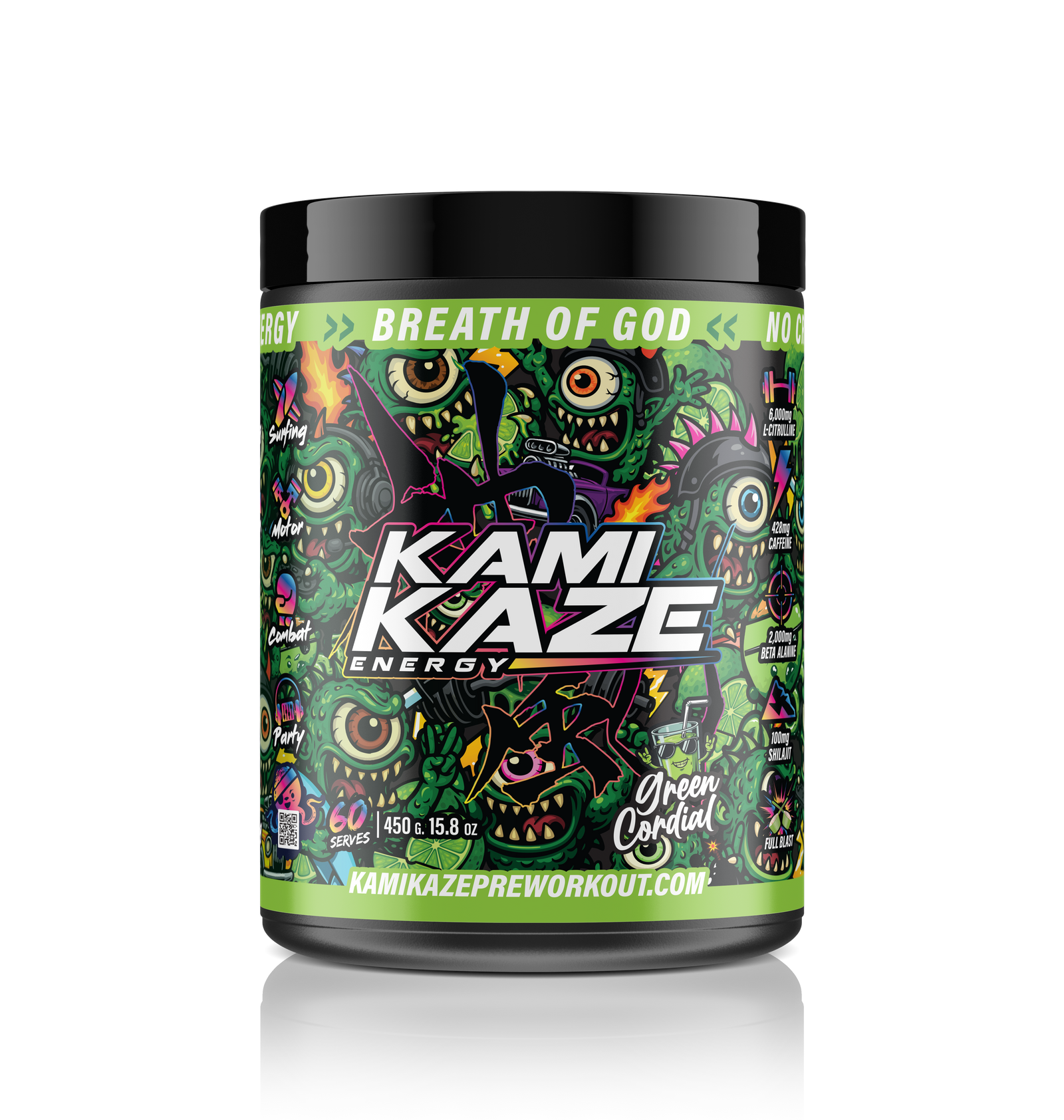 Green Cordial - Kamikaze Pre-Workout