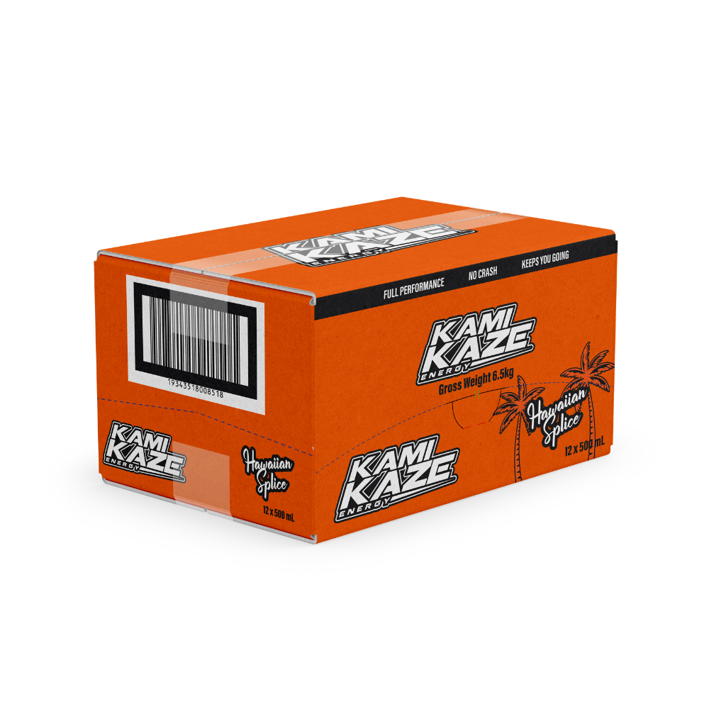 Hawaiian Splice - Kamikaze Energy Drink Can 12 Pack