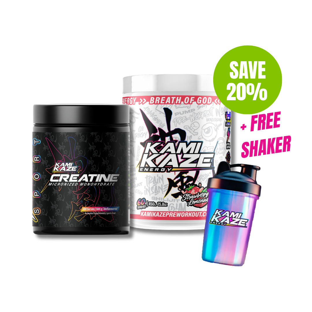 Level Up Bundle: Strawberry Lemonade Pre-Workout & Creatine