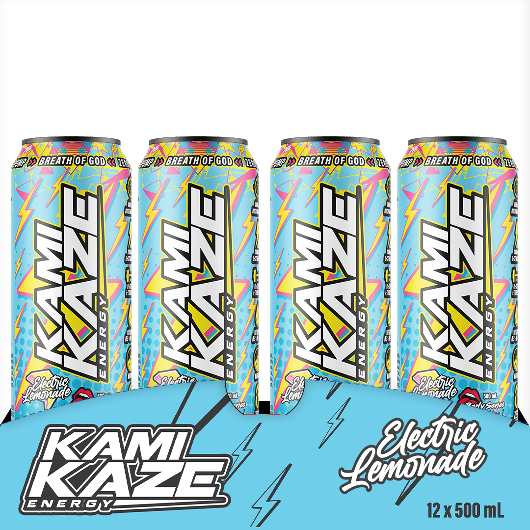 Electric Lemonade - Kamikaze Energy Drink Can