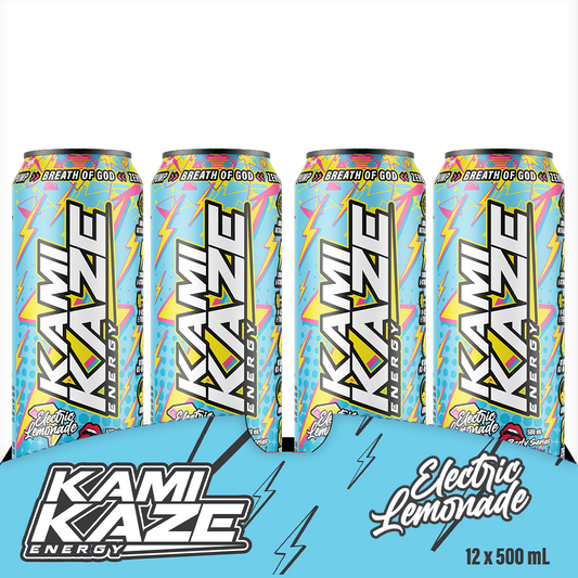 Electric Lemonade - Kamikaze Energy Drink Can