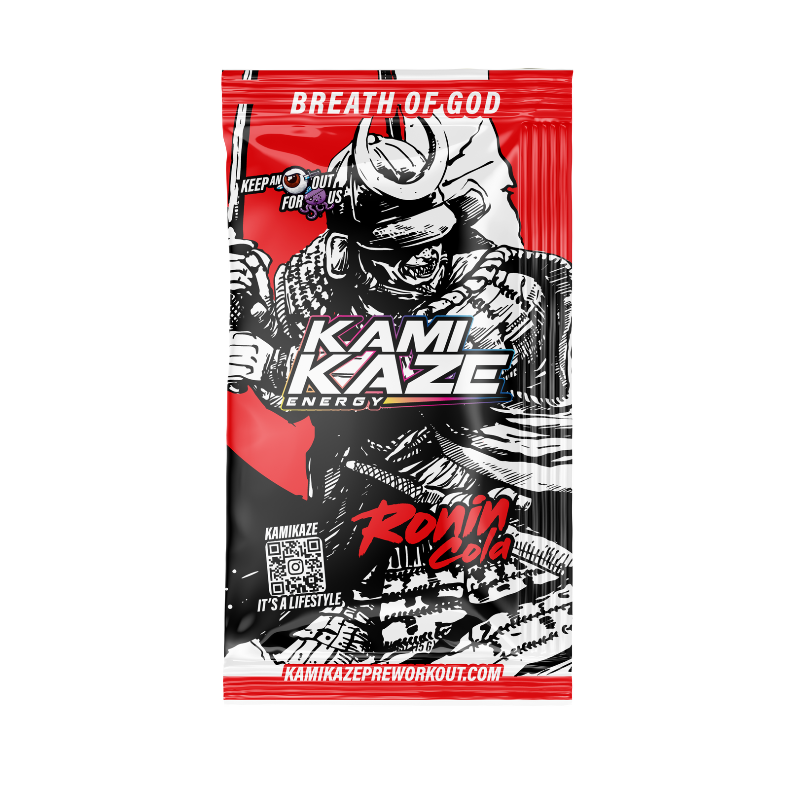 Ronin Cola Kamikaze Pre-workout
Sample