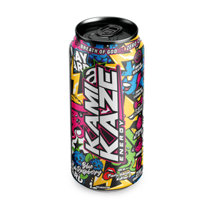 Blue Raspberry - Kamikaze Energy Drink Can