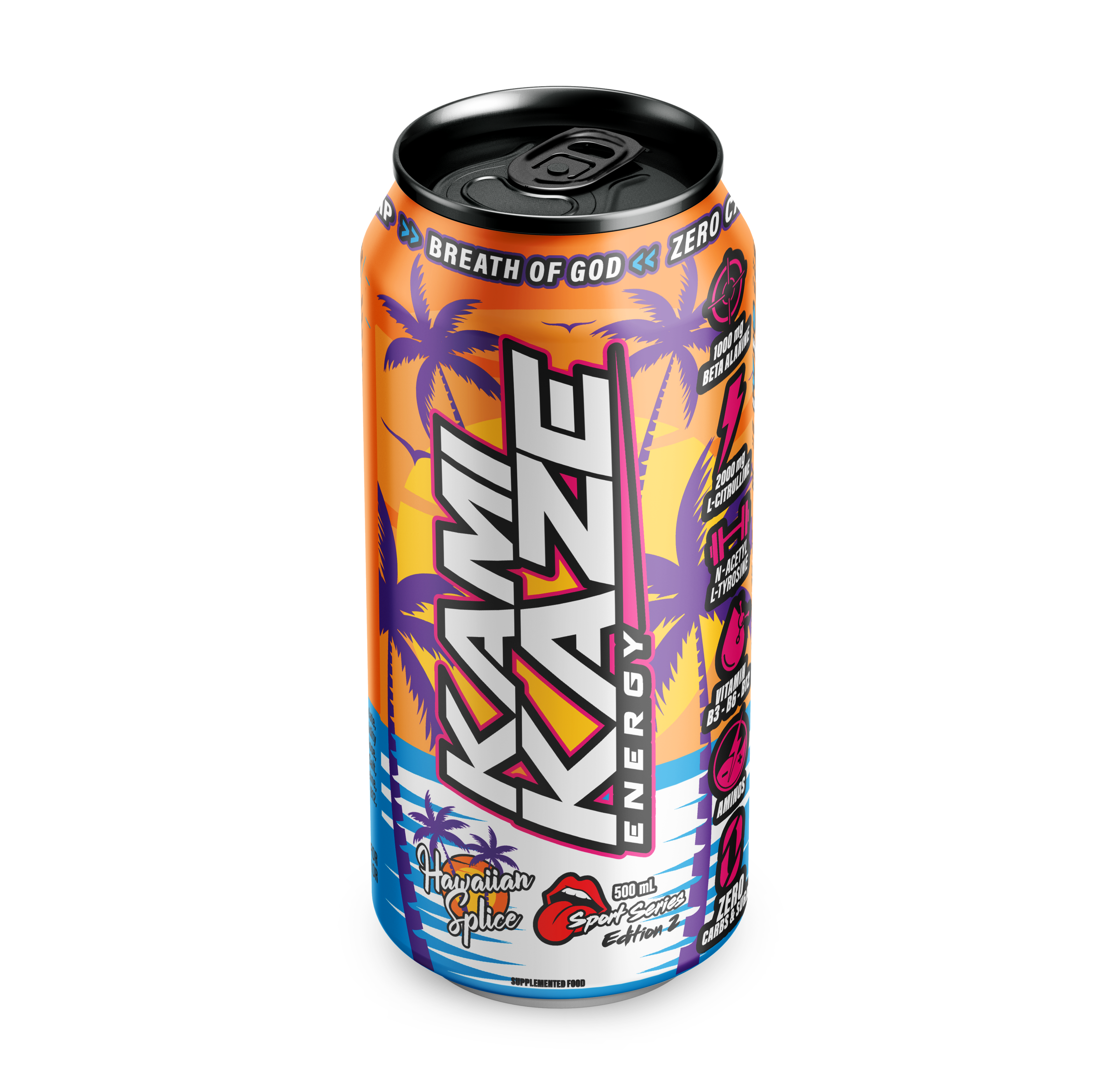 Hawaiian Splice - Kamikaze Energy Drink Can