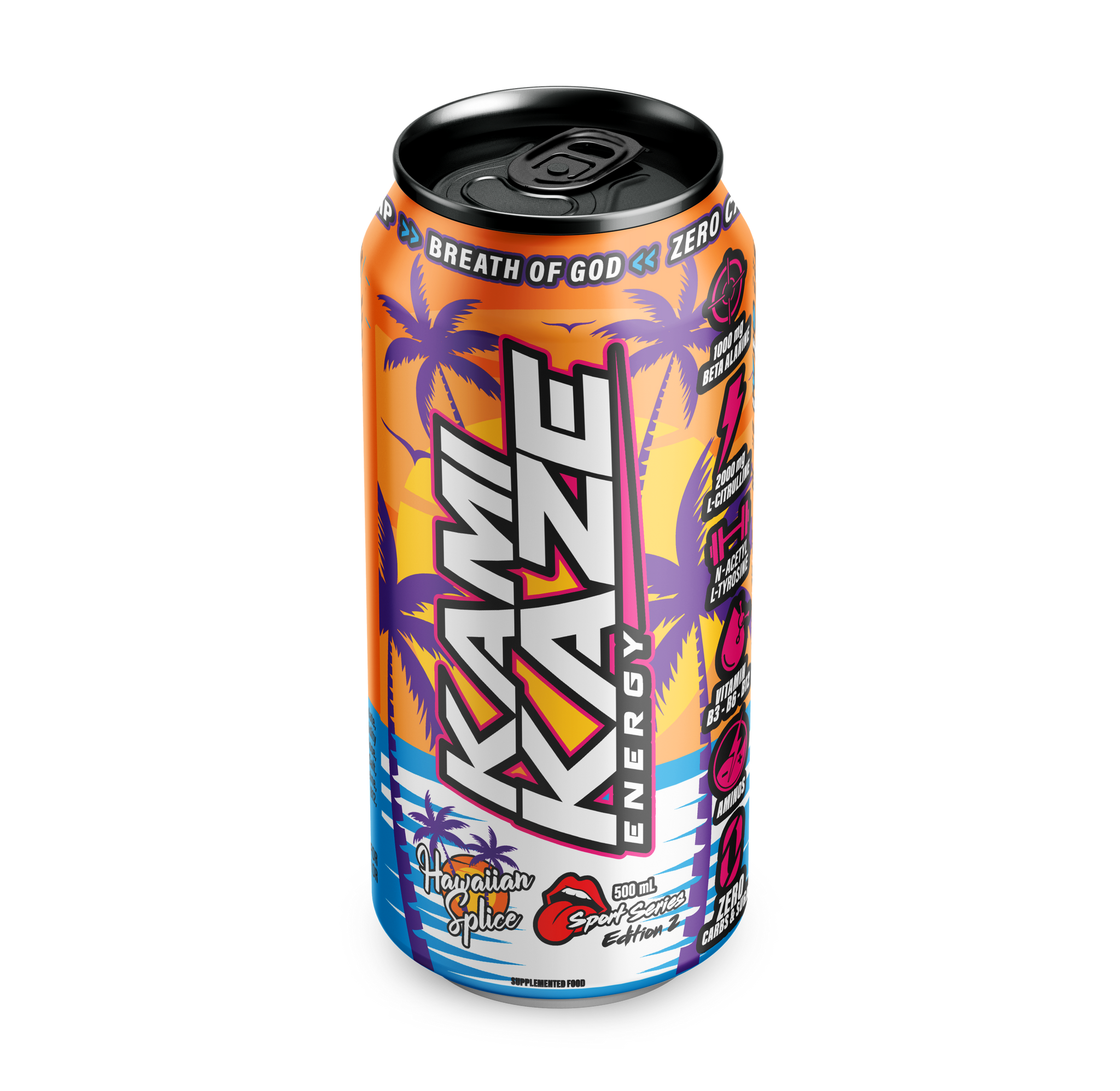 Hawaiian Splice - Kamikaze Energy Drink Can Hawaiian Splice - Kamikaze Energy Drink Can